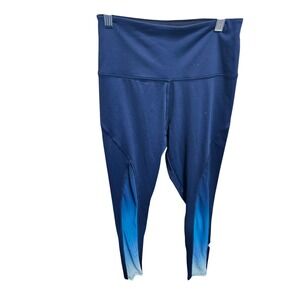 PINK‎ Victoria's Secret Blue Ombre High Waist Leggings Activewear